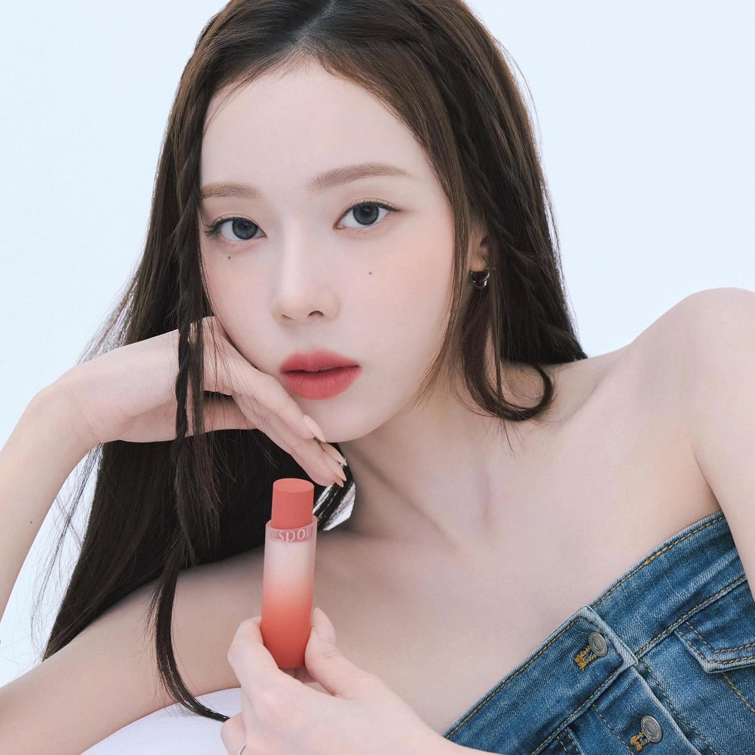 Espoir Lipstick Nowear Volume Matte #7 Tangy Butter 0.1oz | Airy Velvet Matte Lip | Long-Lasting Vibrant Color | Soft Creamy Texture like Cloud | Cruelty-Free | Korean Lip Makeup