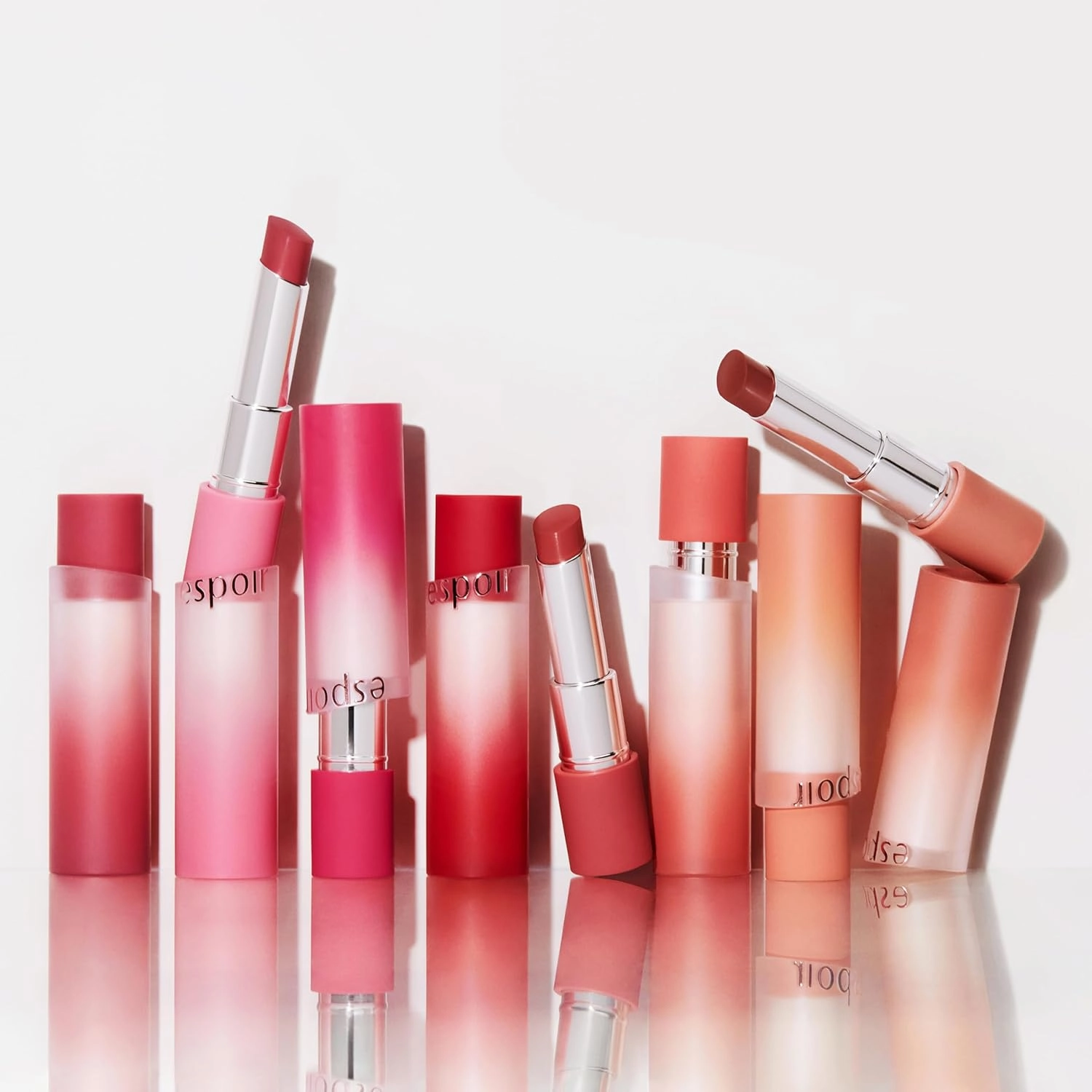 Espoir Lipstick Nowear Volume Matte #7 Tangy Butter 0.1oz | Airy Velvet Matte Lip | Long-Lasting Vibrant Color | Soft Creamy Texture like Cloud | Cruelty-Free | Korean Lip Makeup
