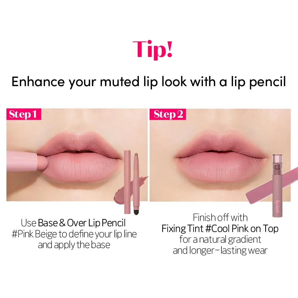 ETUDE Fixing Tint #07 Cranberry Plum (4g) | Long Lasting High Pigmented Liquid Lipstick | Waterproof Lightweight Matte Finish Lip Stain | Full Coverage | Korean Makeup, Kbeauty