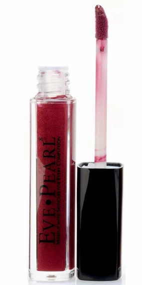EVE PEARL Kisses Of Pearl Lip Gloss Rich Color Vitamin E Moisturize Nourish Daily Lipcare Fuller Lips Look (Hot Mama)