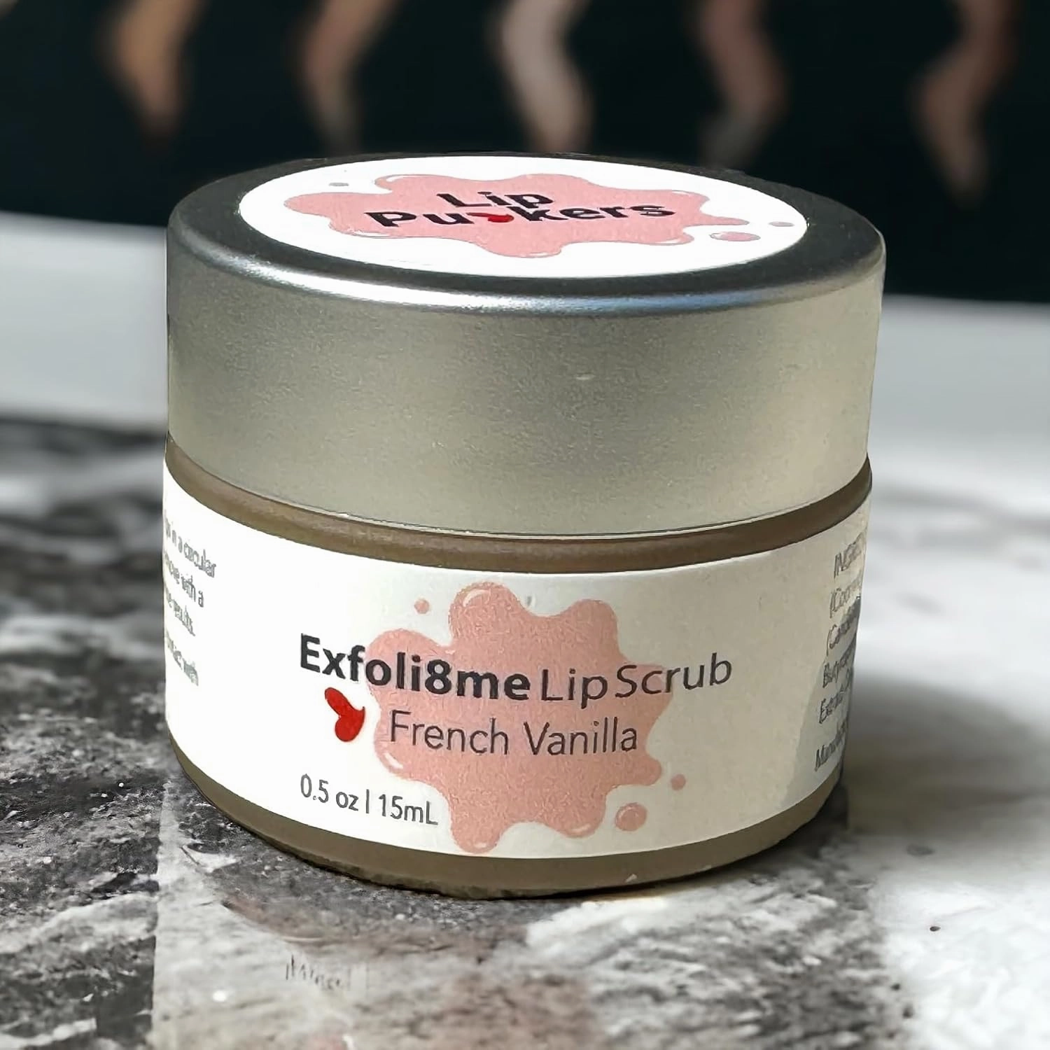 Exfoli8me Lip Scrub (.50oz, French Vanilla)