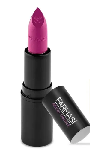 FARMASi Matte Lipstick VIVID VIOLET 20 – High Pigment Rich Color Long-Lasting Lipstick for All-Day Wear Smooth Velvety Matte Finish Lightweight Comfortable Texture 4g/0.14oz Lip Makeup for Women