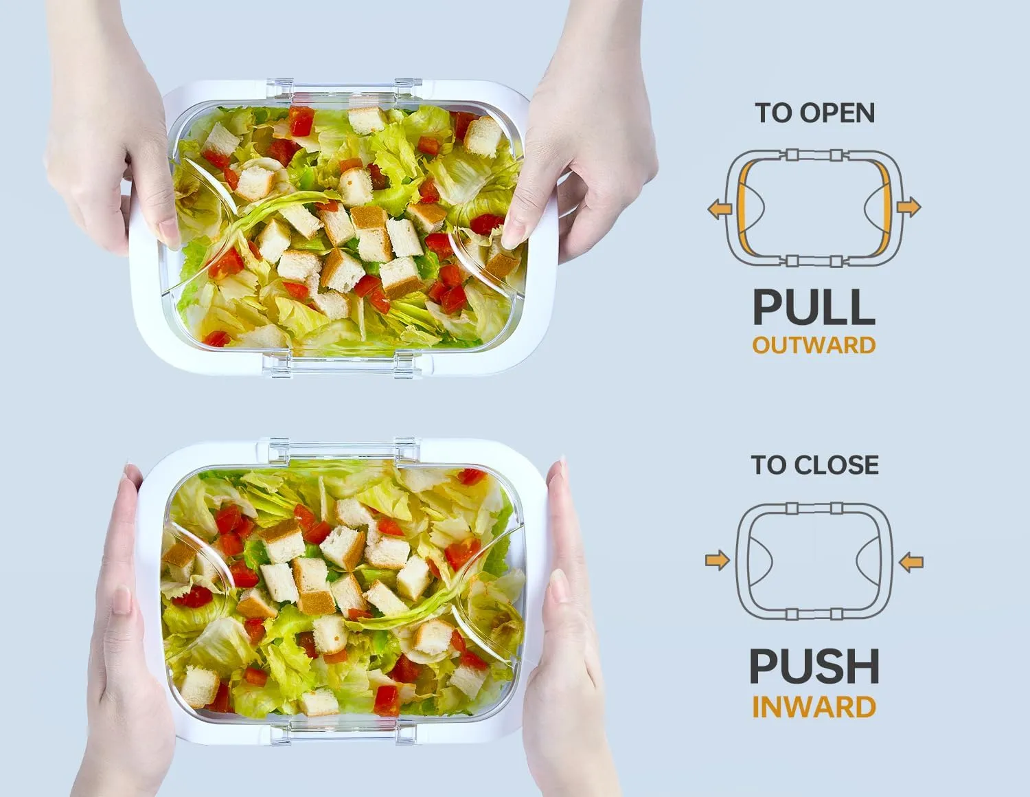 Felli Duo Loc Lunch Meal Prep Containers Microwave Safe Tritan Plastic BPA FREE, Leak Proof Food Storage Container for Leftovers Kitchen Fridge Freezer, Reusable On the Go Travel Box (Beginner 3pk)