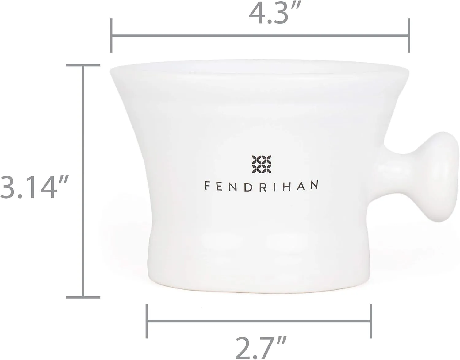 Fendrihan Essential Apothecary Shaving Mug (White)