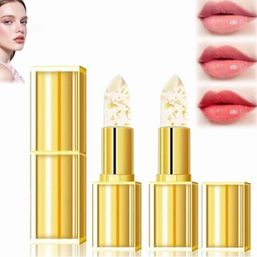 Filgaentrme Lipstick, Markforlove Lipstick, Hard PointingLipstick, Transfer Proof Color ChangingLipstick, Beneficial Lip Stain Long Lasting 24 Hours, Moisturizing Glossy Shine (2Pcs)