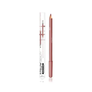 FITGLOW Beauty - Natural Lip Liner Pencil With Blending Brush | Vegan, Woman-Owned Clean Beauty (Buff)