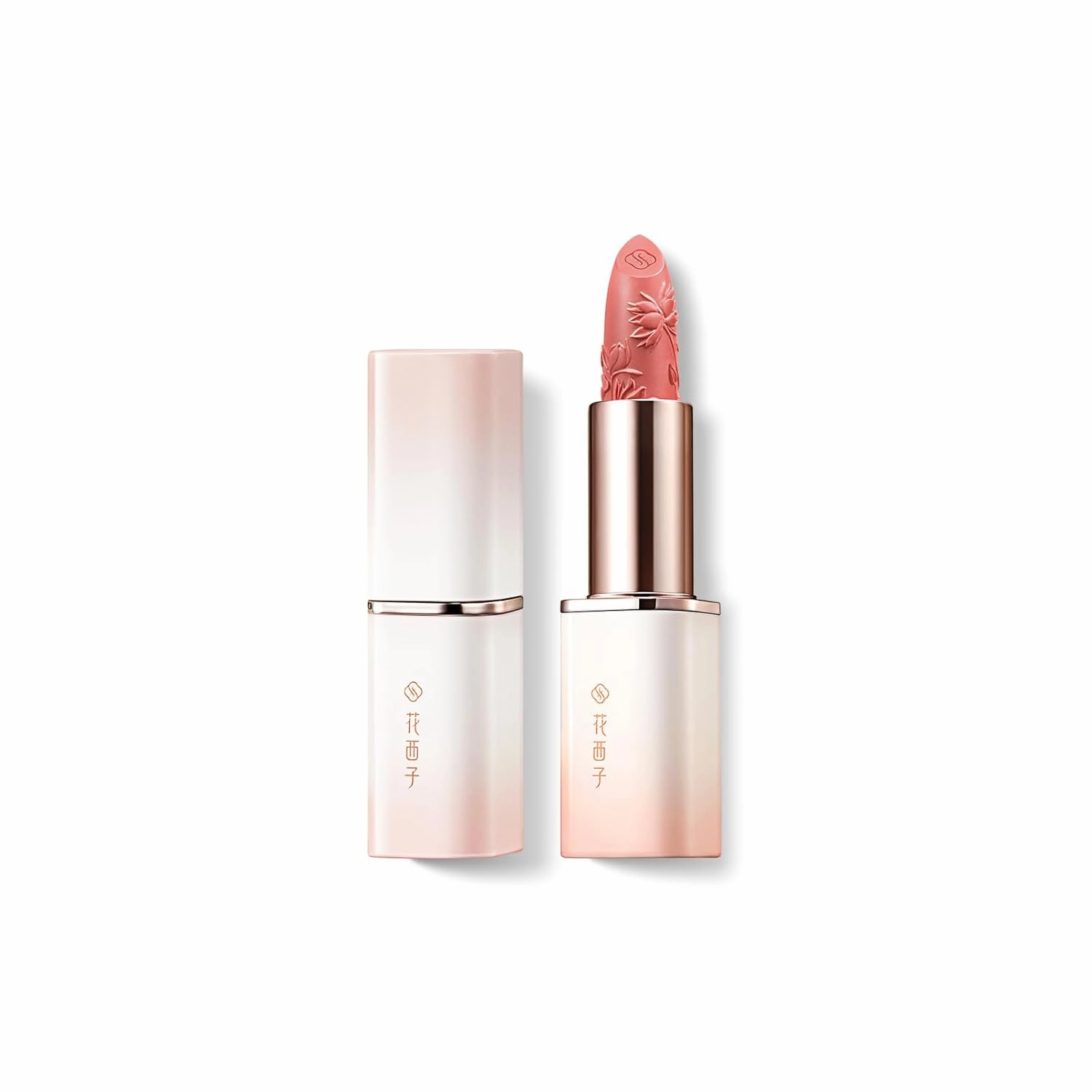 FLORASIS Blooming Rouge Engraved Lipstick (L302 Sweet Guava)
