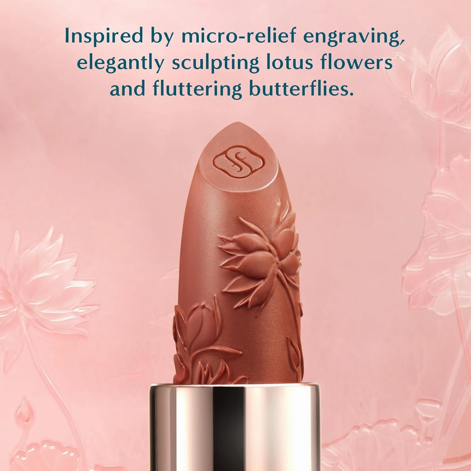 FLORASIS Blooming Rouge Engraved Lipstick (L302 Sweet Guava)