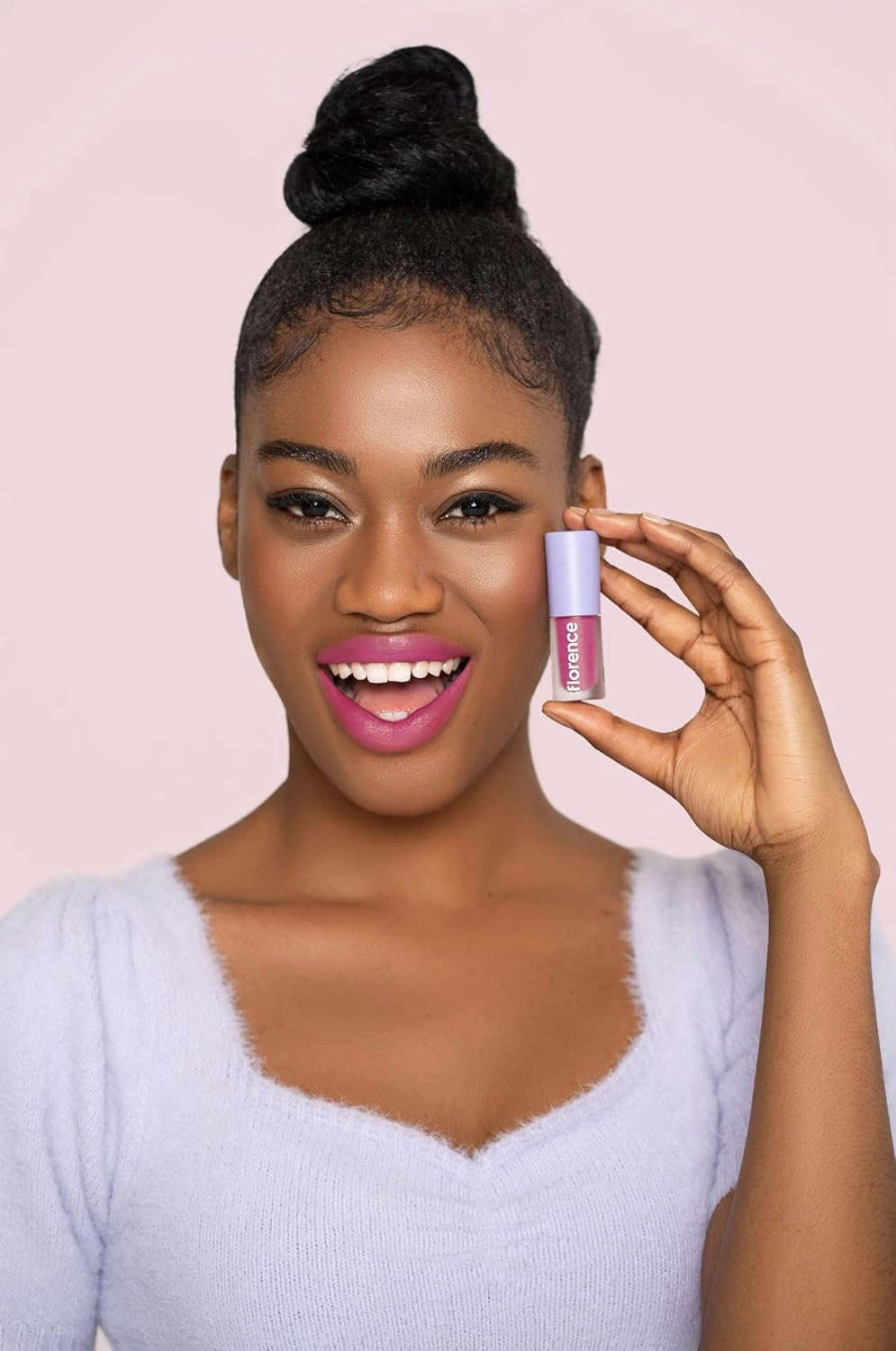 florence by mills Be A VIP Velvet Liquid Lipstick, Go Off (rosey pink), 0.13 oz/ 3.8g