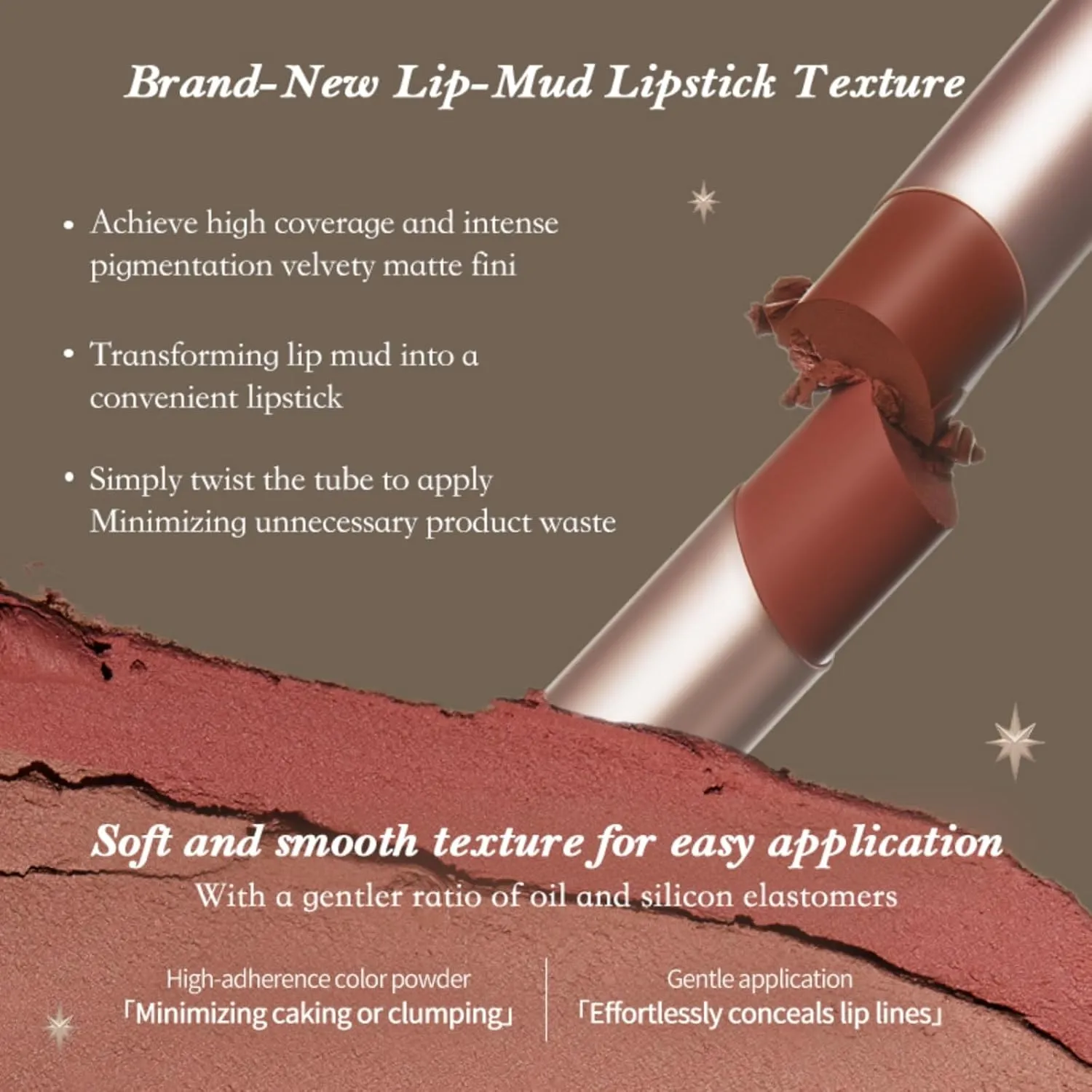 Flower Knows Little Angel Matte Lipstick,Super Soft & Ultra Silky Lip Mud Stick,Long Lasting & Moisturizing Vegan Lip Makeup for Girls&Women,Velvety Pink Finish(C06 Lyric Poetry)