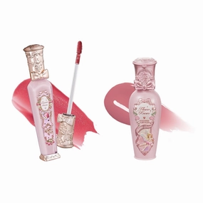 Flower Knows Midsummer Fairytales Lip Gloss G06 Bluebell   Violet Strawberry Rococo Glitter Lip Gloss G02 Rasberry Booze