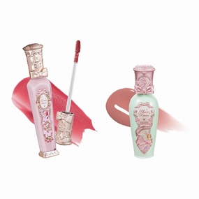 Flower Knows Midsummer Fairytales Lip Gloss G07 Lullaby   Violet Strawberry Rococo Glitter Lip Gloss G02 Rasberry Booze