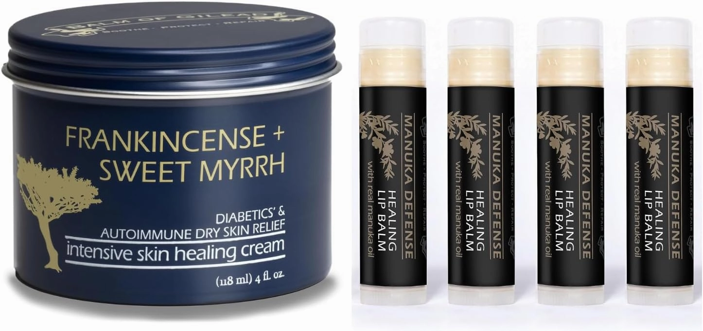Foot Healing Cream – Manuka Defense Healing Lip Balm, Intensive Moisture Therapy, Manuka   Tea Tree - Synergistic Action, Deeply Nourishing, Relieving by Balm of Gilead