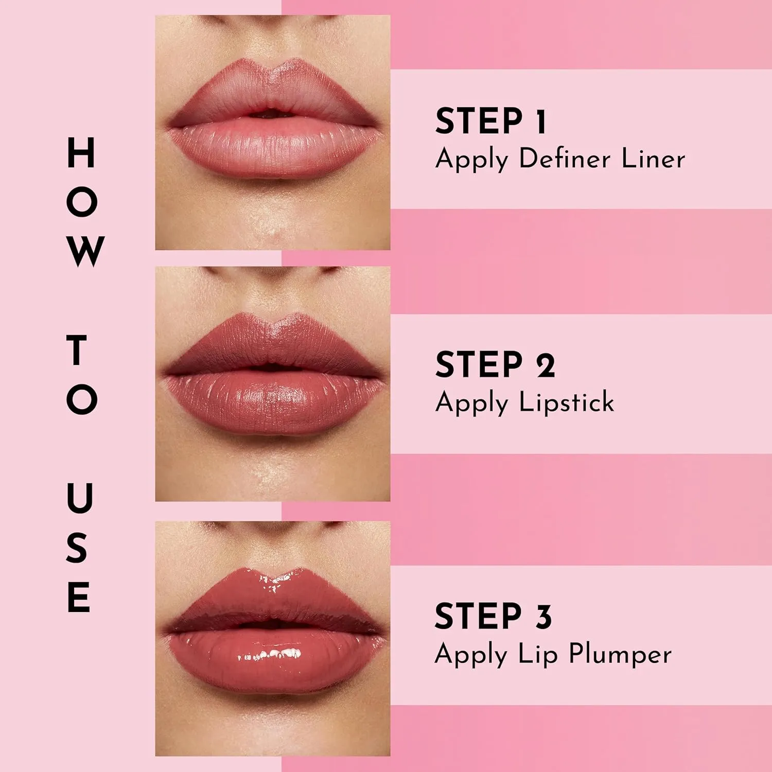 Forget the Filler Lip-Plumping Line-Smoothing Satin Cream Lipstick, Platinum, Pink, 0.1 Ounce