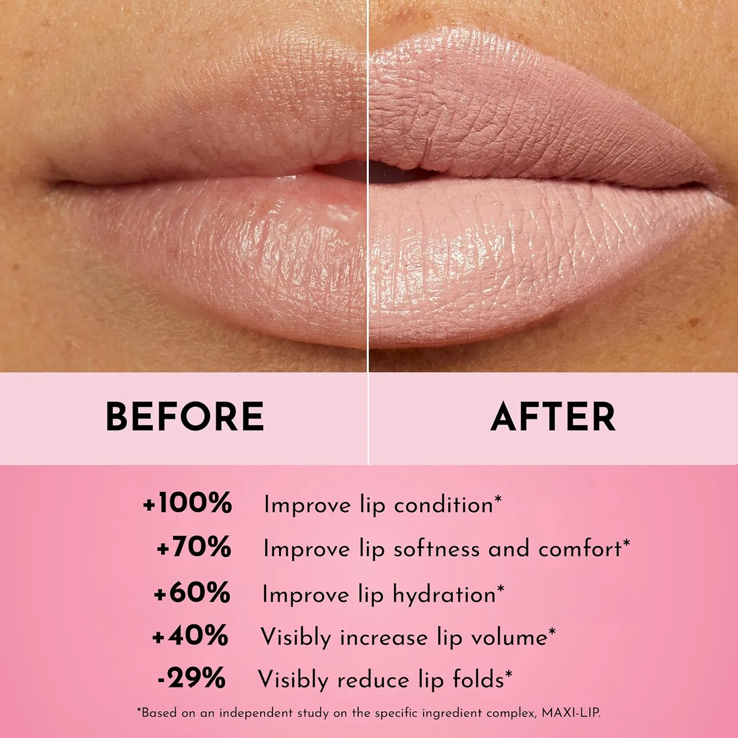 Forget the Filler Lip-Plumping Line-Smoothing Satin Cream Lipstick, Platinum, Pink, 0.1 Ounce