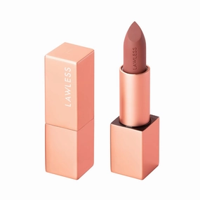 Forget the Filler Lip-Plumping Line-Smoothing Satin Cream Lipstick, Morocco, Pink, 0.1 Ounce
