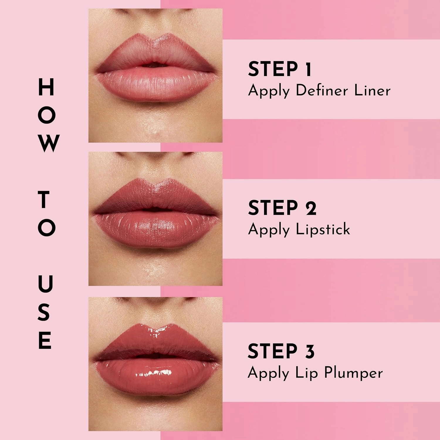 Forget the Filler Lip-Plumping Line-Smoothing Satin Cream Lipstick, Morocco, Pink, 0.1 Ounce