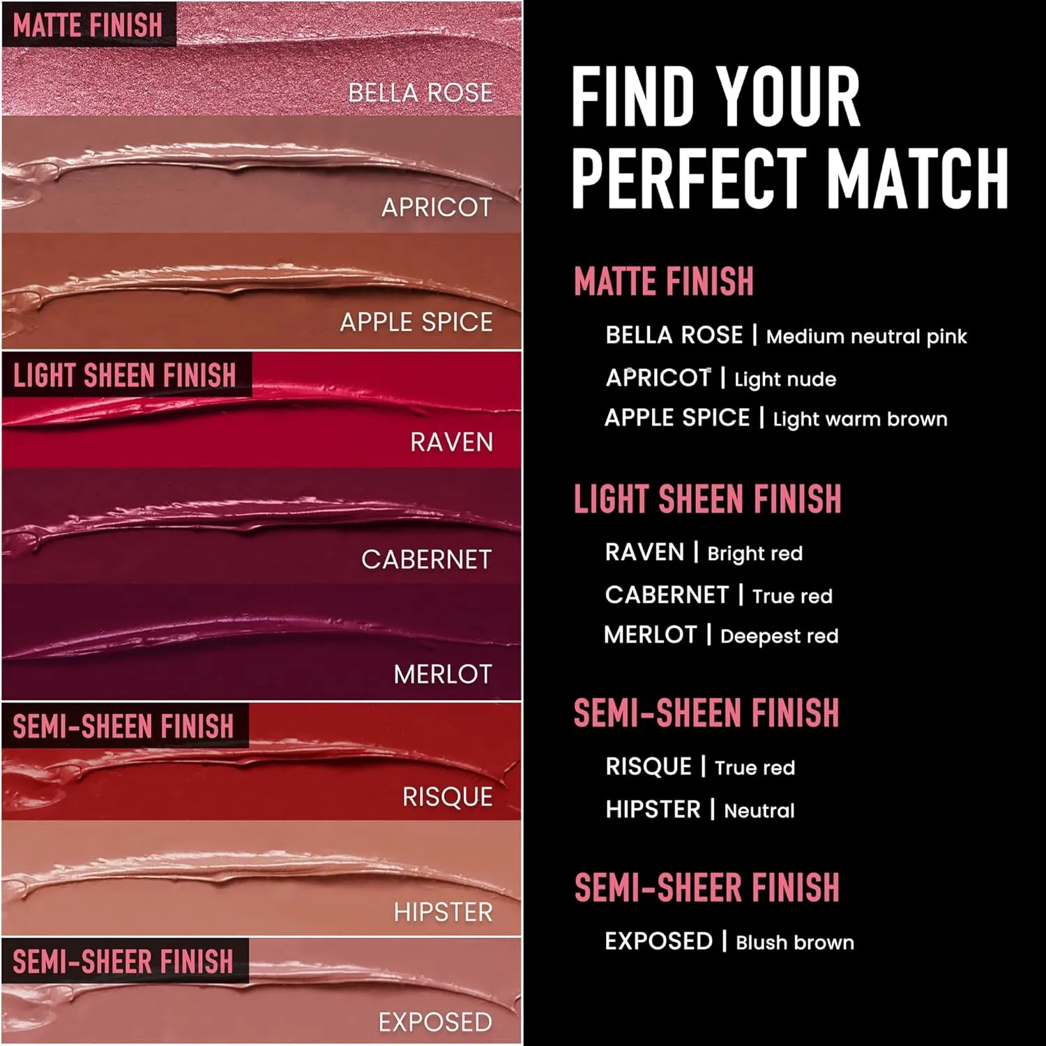 Frankie Rose Long Lasting Lipstick for Women | Smudge Proof Lipstick Enriched with Jojoba Oil | Buildable Lip Colors, Suitable For All Skin Tones | Cruelty-Free Lip Makeup | Bella Rose