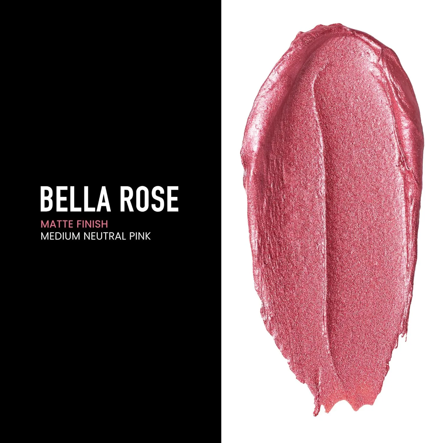 Frankie Rose Long Lasting Lipstick for Women | Smudge Proof Lipstick Enriched with Jojoba Oil | Buildable Lip Colors, Suitable For All Skin Tones | Cruelty-Free Lip Makeup | Bella Rose