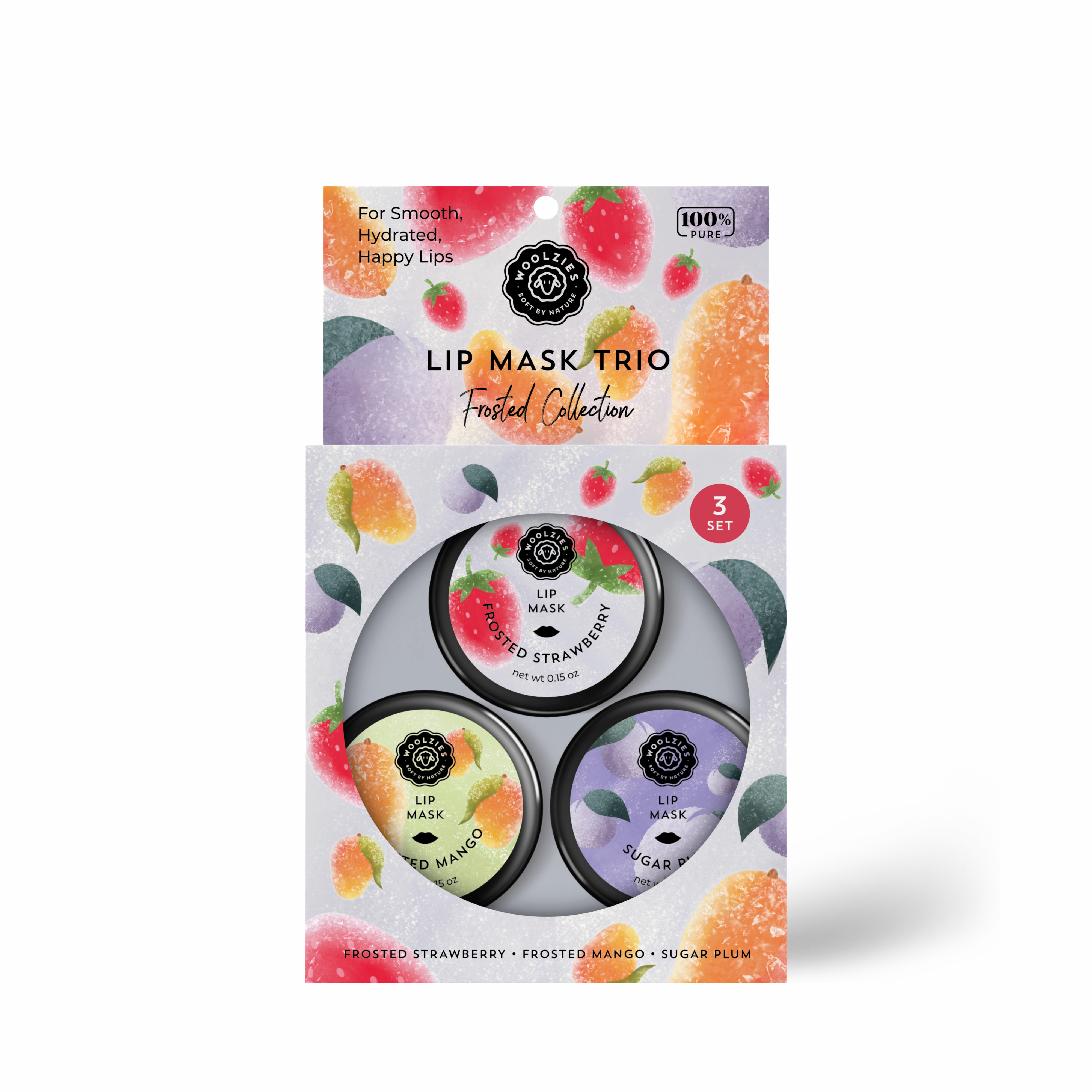 Frosted Collection Lip Mask Trio
