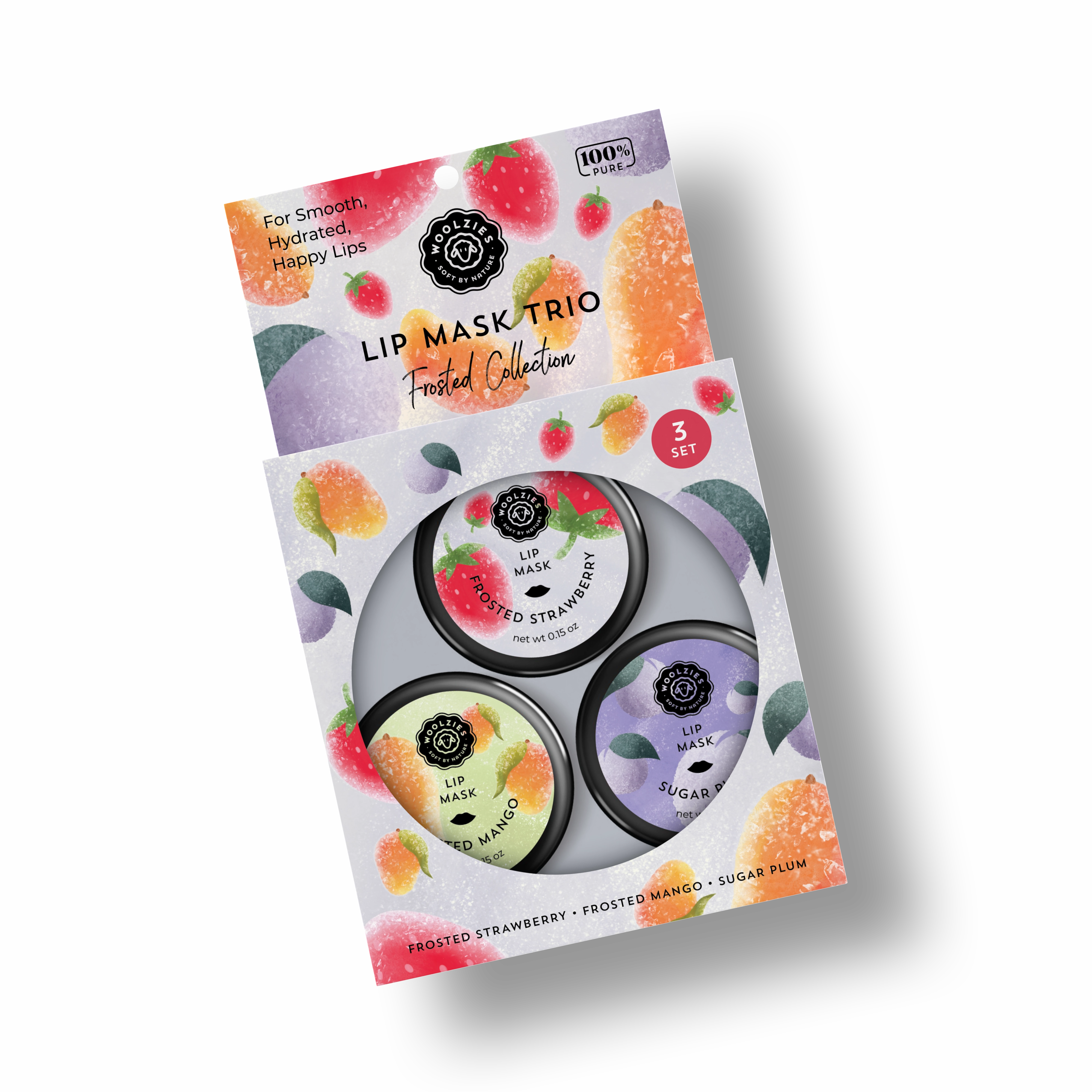 Frosted Collection Lip Mask Trio