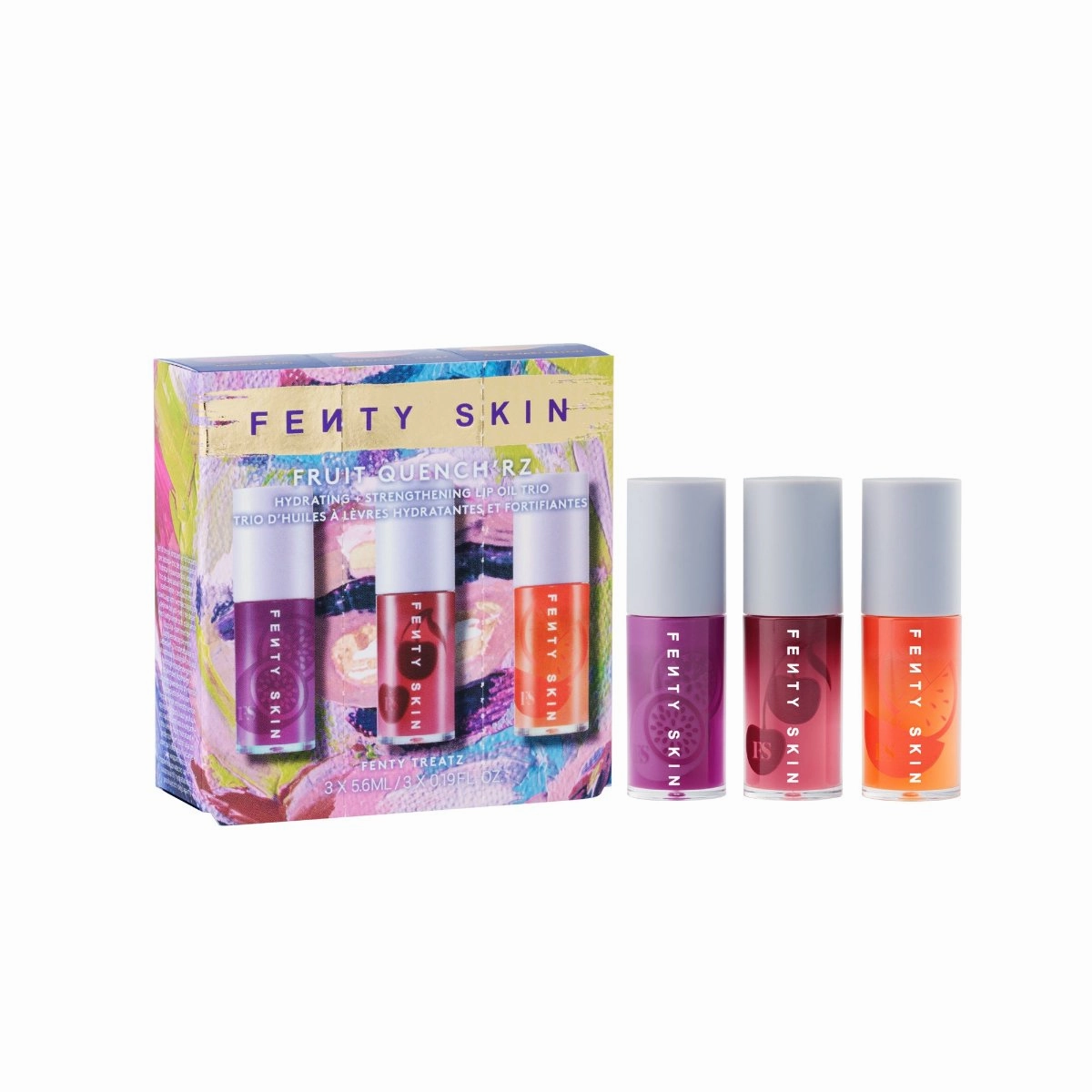 FRUIT QUENCH'RZ HYDRATING   STRENGTHENING LIP OIL TRIO
