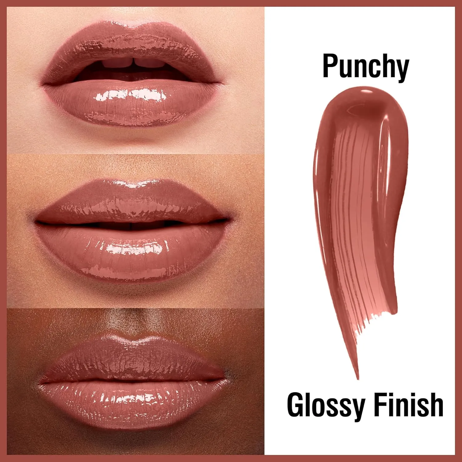 FV 3pcs Liquid Lipstick with High-Shine Finish, Highly Pigmented & Nourishing Formula, Long Lasting Lip Gloss for Women, Vegan & Cruelty-free, Royal Coy Punchy, 3.5mlx3