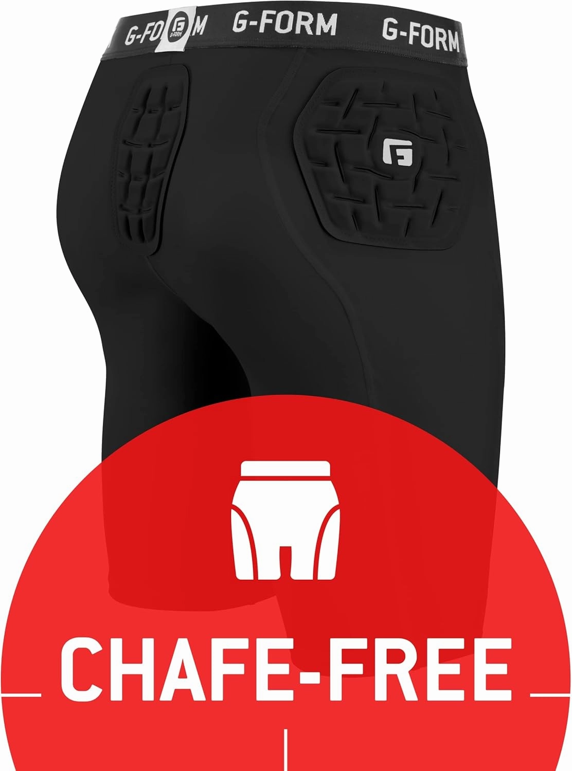 G-Form Pro Compression Shorts - Athletic Padded Compression Shorts for Basketball, Volleyball & More - Protective Sports Gear