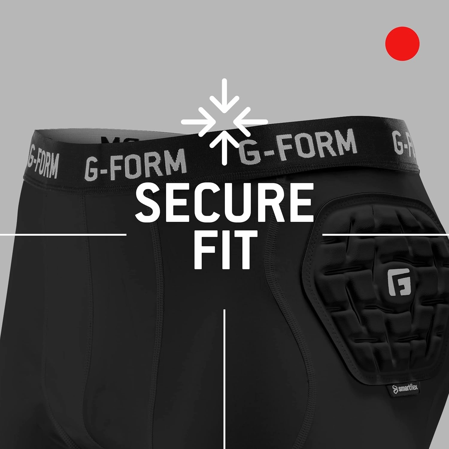 G-Form Pro Compression Shorts - Athletic Padded Compression Shorts for Basketball, Volleyball & More - Protective Sports Gear