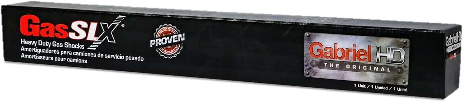 Gabriel 89431 GasSLX Adjustable Heavy Duty Front/Rear Shock Absorbers for Blue Bird School Bus; Freightliner; International; Oshkosh Motor Truck; Fire Rescue; Class A Motorhomes OEM# 405348 (1 Pack)