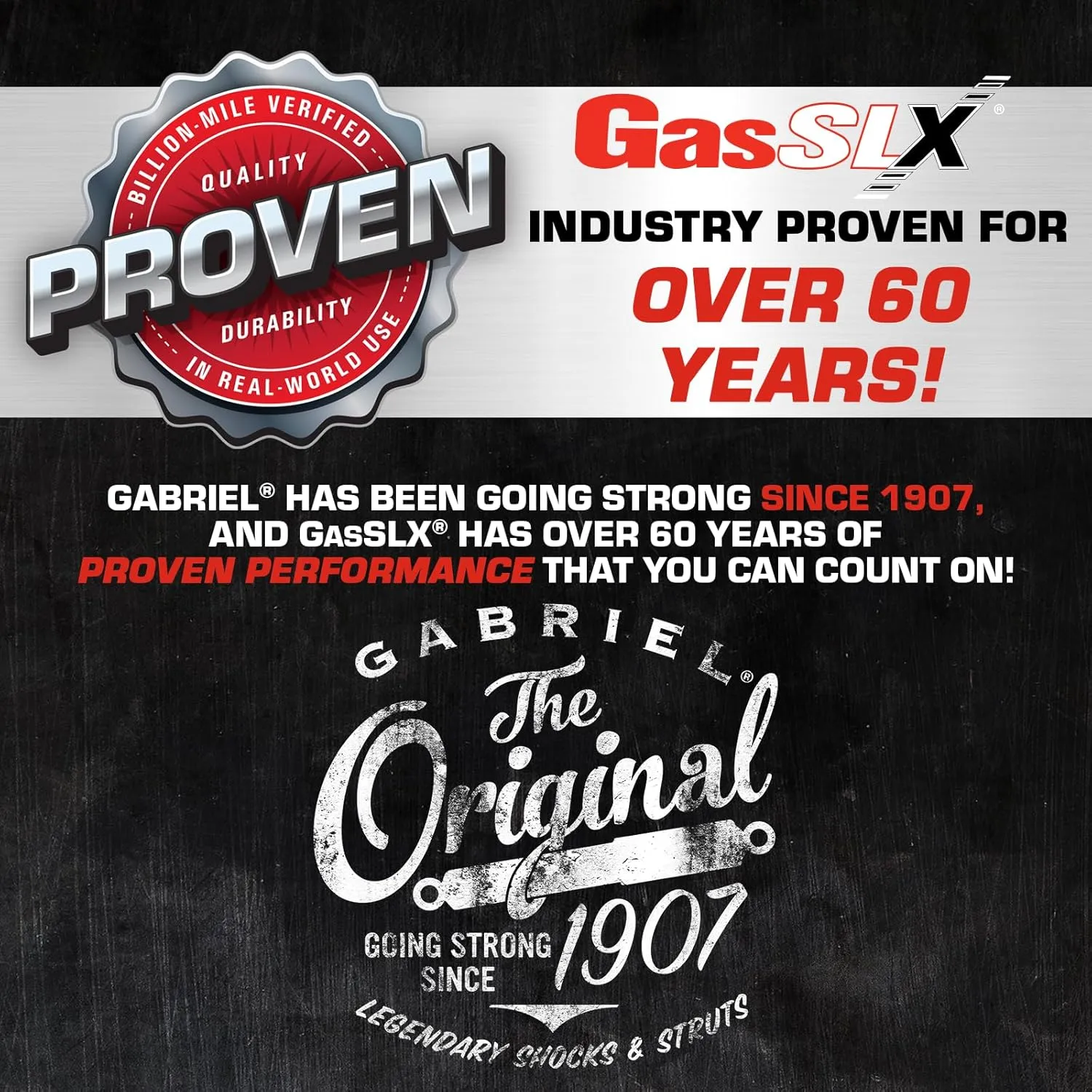 Gabriel 89431 GasSLX Adjustable Heavy Duty Front/Rear Shock Absorbers for Blue Bird School Bus; Freightliner; International; Oshkosh Motor Truck; Fire Rescue; Class A Motorhomes OEM# 405348 (1 Pack)