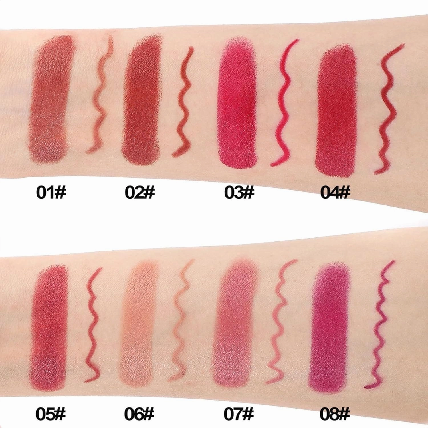 Genli Glaze Oil Balm, Genli Pink Drip Lipstick, Nuewskin Lip Balm, 24h Long-Lasting Moisturizing Smooth Shine Balm Set(06#-Peach Quench)