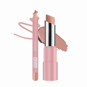 Genli Lifter Glaze Oil Balm and Lip Liner Set, Pink, 2 Piece Moisturizing Lip Care (06# Berry Haze)