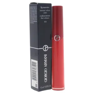 Giorgio Armani Lip Maestro Intense Velvet Color Lip Gloss for Women, The Tibetan Orange, 0.22 Ounce