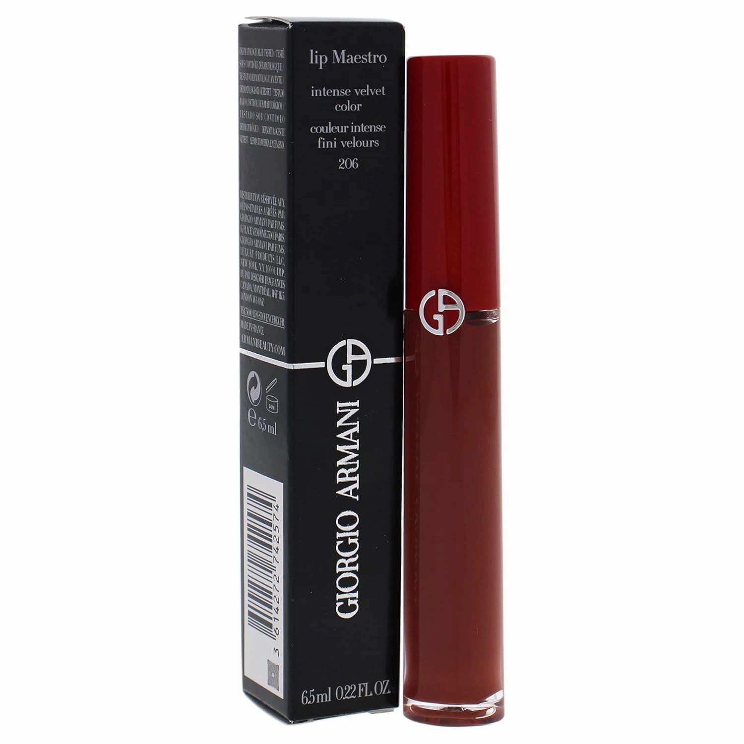 Giorgio Armani Lip Maestro Intense Velvet Color - 206 Cedar Women Lipstick 0.22 oz