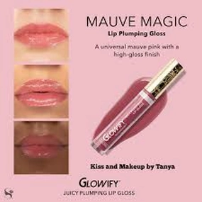 Glowify Juicy Plumping Lip Gloss: Mauve Magic