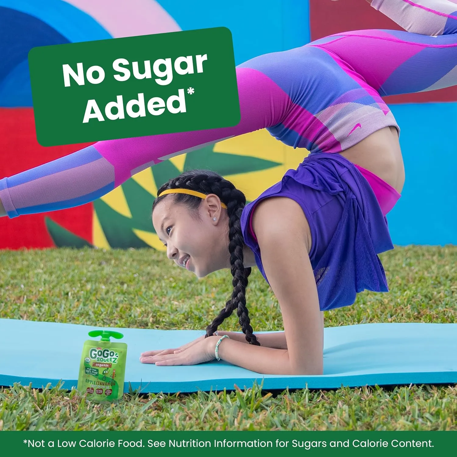 GoGo squeeZ Organic Applesauce and Fruit Puree, Apple Apple, 3.2 oz (Pack of 48), Unsweetened Organic Fruit Snacks for Kids, Gluten Free, Nut Free and Dairy Free, Recloseable Cap, BPA Free Pouches