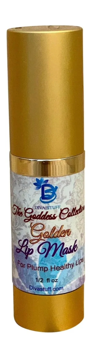 Golden Plumping Lip Mask With Vita-Marine Avocado, Argan oil, Caffeine and More! Diva Stuff Golden Beauty!