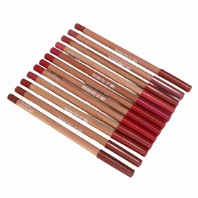 Gonetre 12 Colors Matte Lip Liner Long Lasting Lipstick Pen Makeup Kit