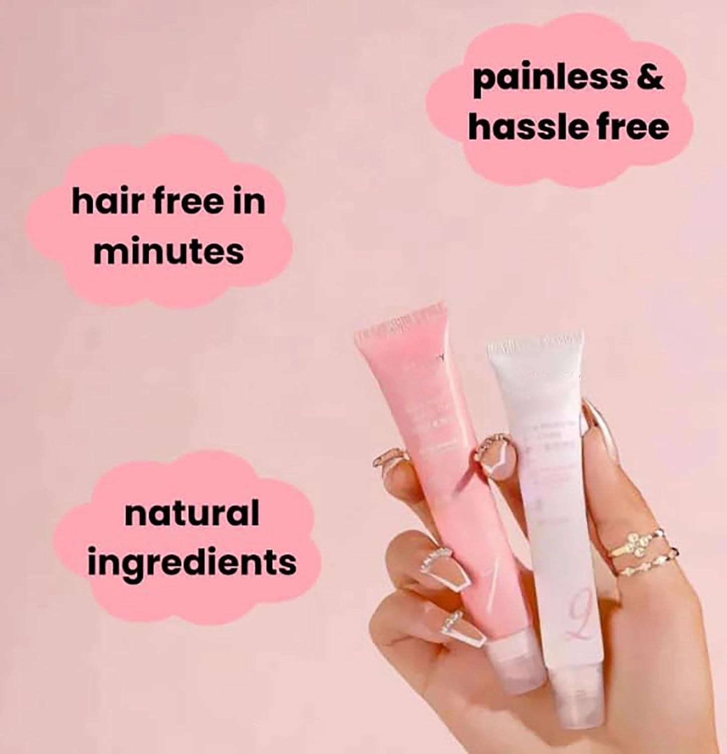 Hair Removal Cream Kit, Facial Hair Removal Cream Kit, Facial Hair Removal, Nicor ​​lip Hair Removal Cream,1.4 Oz Hair Removal Women Oil Control and Moisturizing (3)