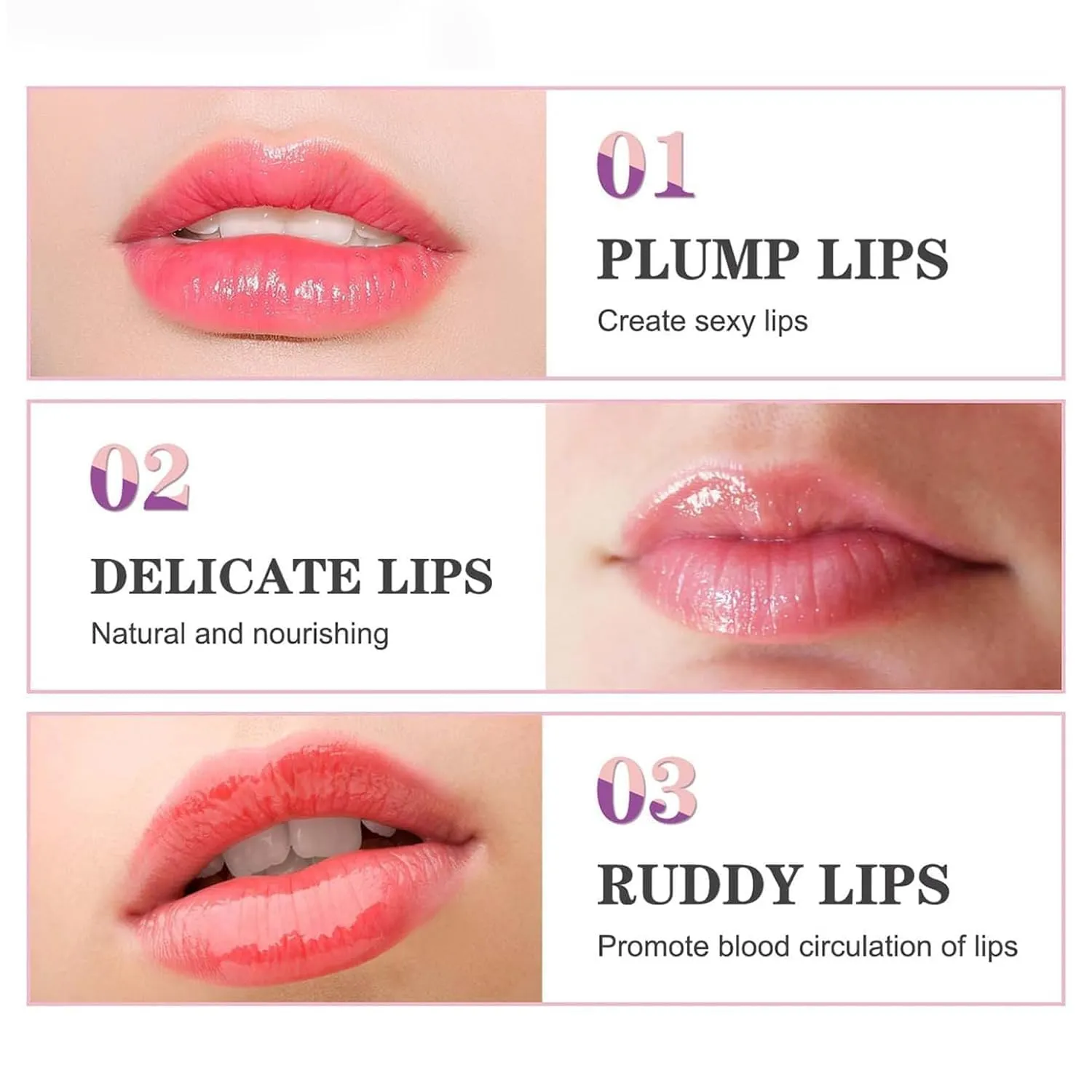 HardPointing Color Changing Lipstick, Hard Pointing Lipstick, Hardpointing Clear Lipsticks, Gold Crystal Transferproof Color Changing Lipsticks, Gold Foil, Moisturizing Glossy Shine (3pcs, 3.5g/pc)
