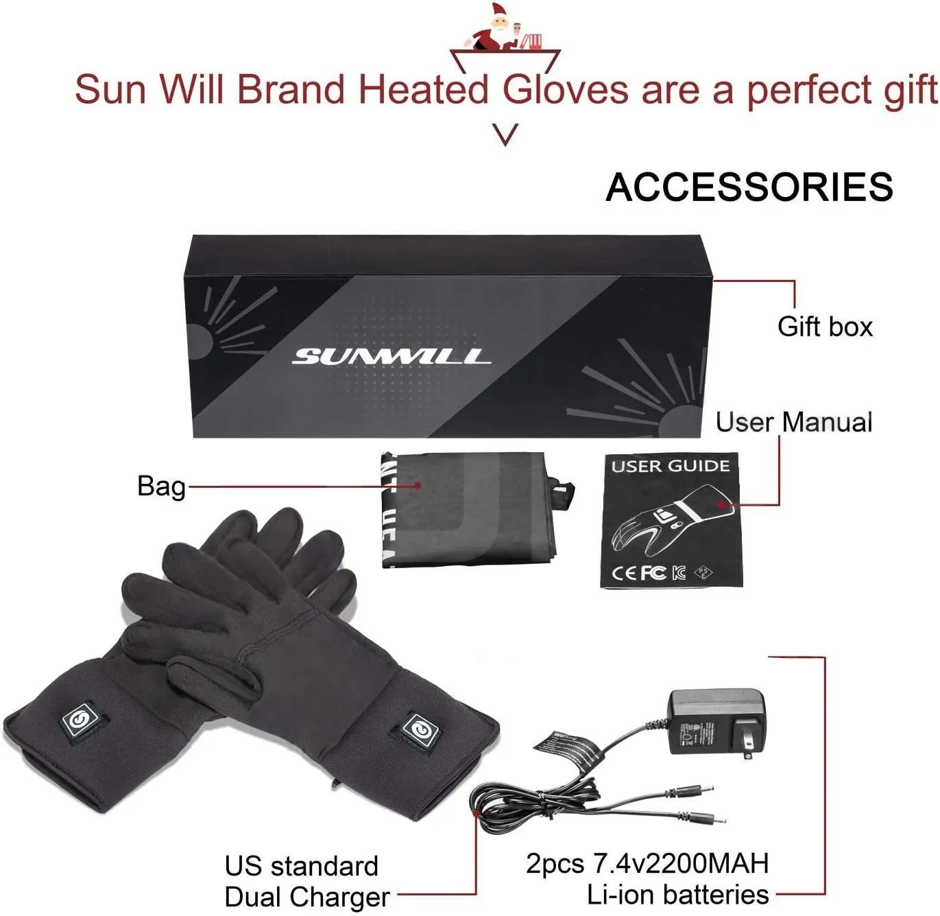Heated Glove Liners for Men Women,Rechargeable Electric Battery Heating Riding Ski Snowboarding Hiking Cycling Hunting Thin Gloves Hand Warmer