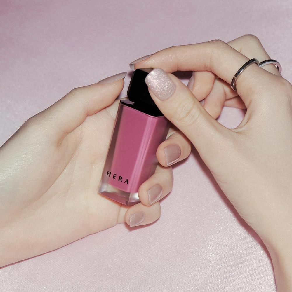 HERA Sensual Powder Matte Liquid Lipstick #169 SEOUL CHERRY | Nourishing and Long-Lasting, Smooth & Soft Velvet Finish, Korean Lip Makeup, 0.17 oz. (5g)