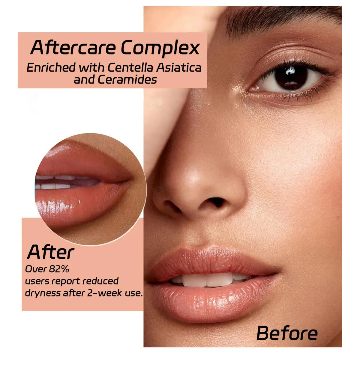 HESBITEUL 4-Piece Long Lasting Lip Stain: 4 Curated Colors with Botanical Extracts - Cruelty-Free Makeup for Trendy Women's Outfits