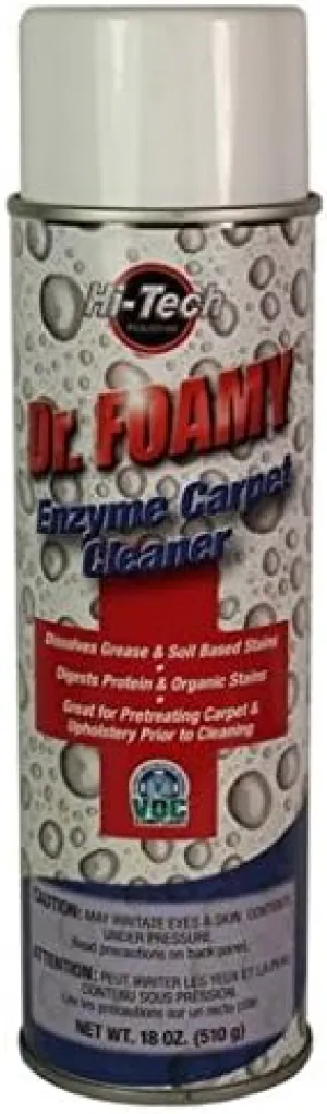 Hi-Tech Dr. Foamy Enzyme Carpet Cleaner - Aerosol