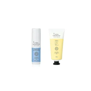High Meadow Lip Care Bundle - Natural Lip Balm and Lanolin Cream Set for Intensive Hydration, Moisturizing, and Repair - Shea Butter, Beeswax, Vitamin E - Great for Dry Lips and Skin.