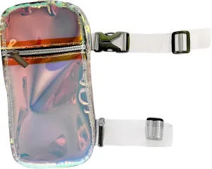 Holographic Thigh Bag | Leg Harness for Women | Outdoor Waist Pouch | Carnival Hiking Travel Fanny Pack with Extra Long Adjustable Straps | Plus Size