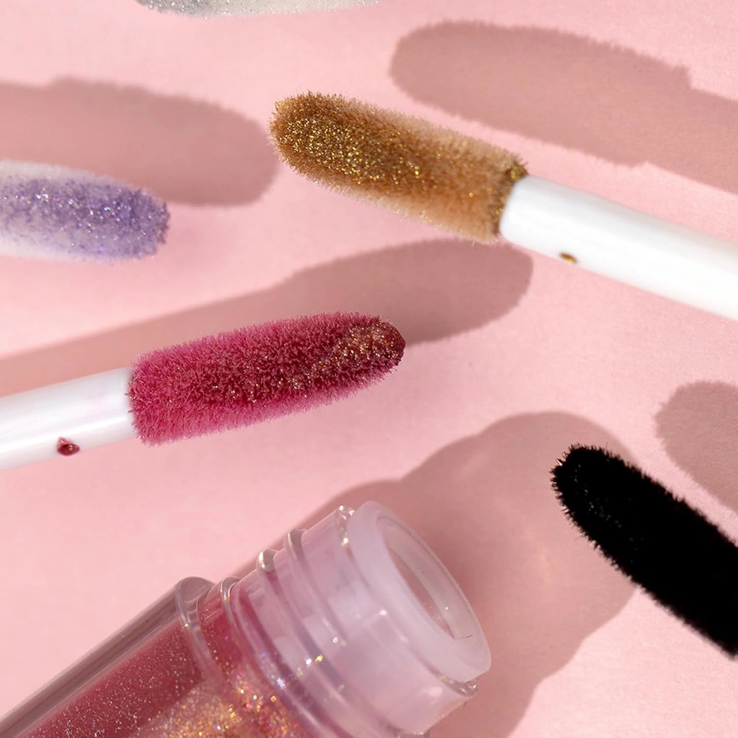 Holographic Lip Gloss Glitter Shimmer Lipstick Long Lasting Waterproof,Metallic Liquid Diamond Glitter Lipstick Holographic Lip Gloss For A Sparkly Finish,Moisturizing Shimmer Makeup (2 * 06#)