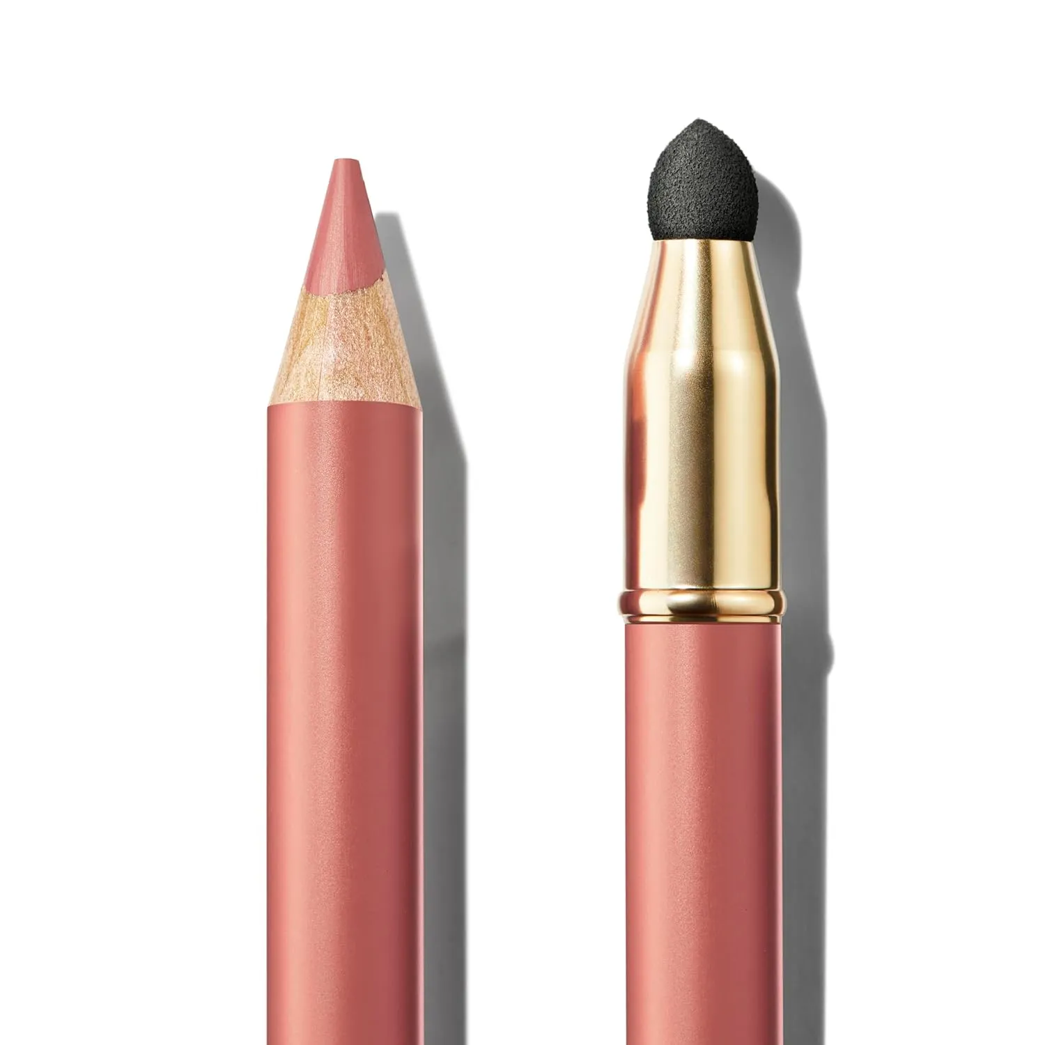 ICONIC LONDON Fuller Pout Sculpting Lip Liner | Blendable, Dual Ended Lip Liner with Creamy Colour and Lip Sponge for Buffing, Cruelty-Free, Vegan Makeup