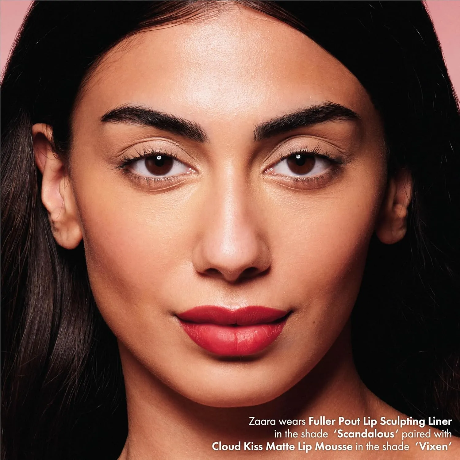 ICONIC LONDON Fuller Pout Sculpting Lip Liner | Blendable, Dual Ended Lip Liner with Creamy Colour and Lip Sponge for Buffing, Cruelty-Free, Vegan Makeup